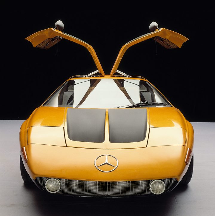 1970 Mercedes-Benz C 111 II with four rotor Wankel engine