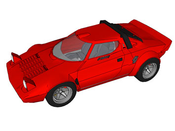 Lancia Stratos 3D model