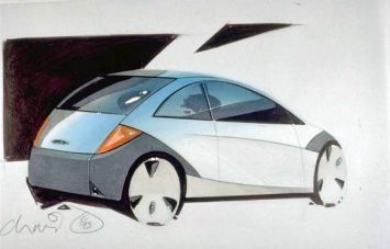 1993 Ford Ka Design Sketch by Christopher Svensson