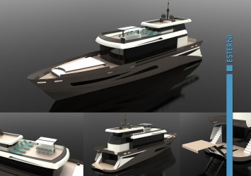 Eos 80 Yacht Concept - Exterior renderings