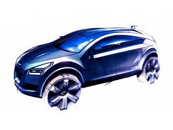 2007 Nissan Qashqai Design Sketch