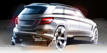 2008 Mercedes-Benz GLK Design Sketch