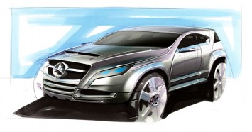 2008 Mercedes-Benz GLK Design Sketch