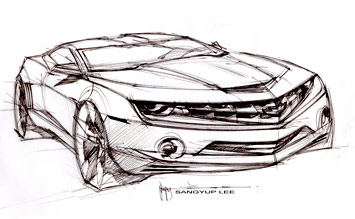 2010 Camaro design sketch