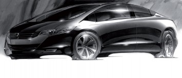 2010 Honda FCX Clarity - Design Sketch