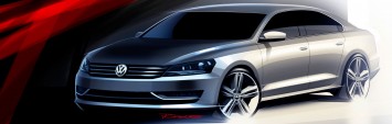 2010 Volkswagen Passat - Design Sketch