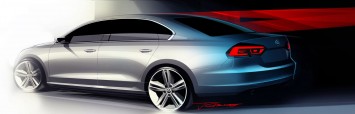 2010 Volkswagen Passat - Design Sketch