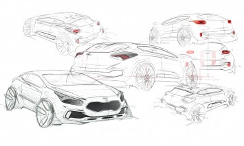 2012 Kia pro cee'd - Design Sketch