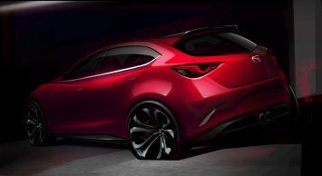 2014 Mazda Hazumi Concept Design Sketch