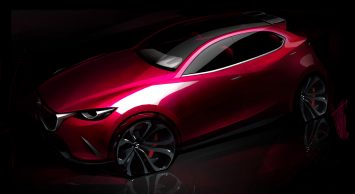 2014 Mazda Hazumi Concept Design Sketch