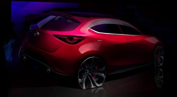 2014 Mazda Hazumi Concept Design Sketch