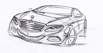 2014 Mercedes-Benz S-Class - Design Sketch