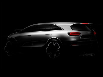 2015 Kia Sorento - Design Sketch