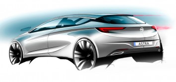 2016 Opel Astra - Design Sketch