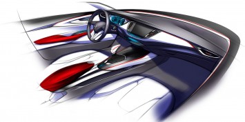 2016 Opel Astra - Interior Design Sketch