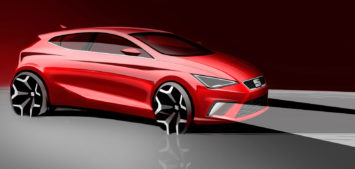 2017 Seat Ibiza Design Sketch Render