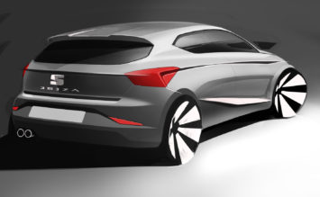 2017 Seat Ibiza Design Sketch Render