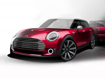 2019 MINI Clubman Design Sketch Render