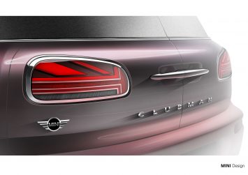 2019 MINI Clubman Rear Tail Lights Design Sketch Render