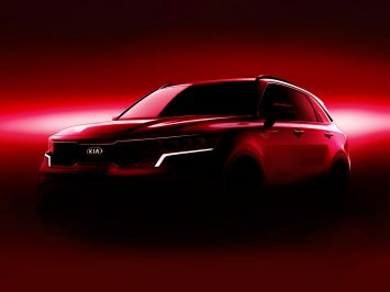 2020 Kia Sorento Design Sketch Render