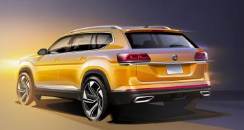 2021 Volkswagen Atlas Design Sketch