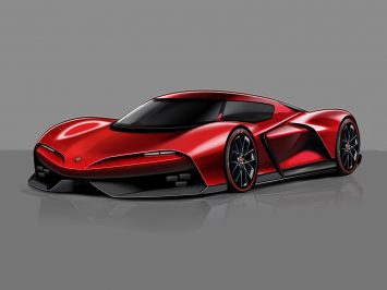 2023 Bizzarrini Giotto Design Sketch Render