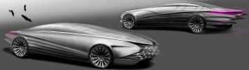 Lightweight Luxury concept by Jannis Carius - Design Sketches