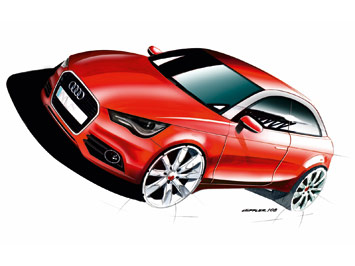  Audi A1 Design Sketch