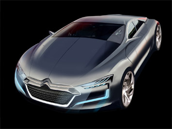  Citroen Metropolis Concept Design Sketch