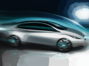  Infiniti EV Design Sketch