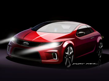  Kia Koup Concept design sketch