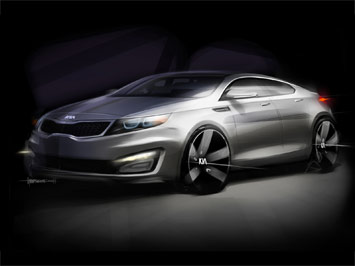  Kia Magentis Design Sketch