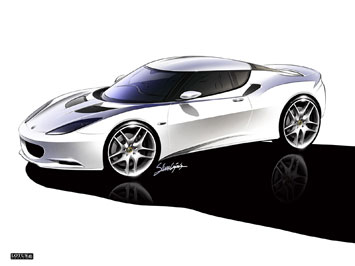  Lotus Evora Design Sketch