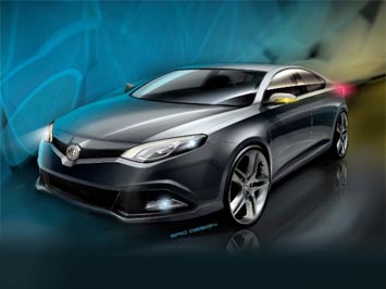  MG6 Concept Design Sketch