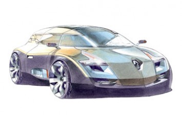  Renault Altica Design Sketch