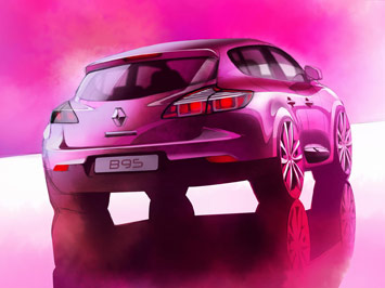  Renault Megane design sketch