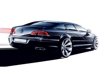  Volkswagen Phaeton Design Sketch