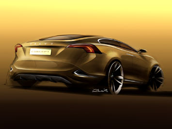  Volvo S60 Design Sketch