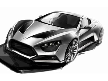  Zenvo ST1 Design Sketch