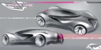 Abarth-23 Concept design sketches