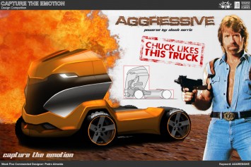 Aggressive Truck Concept Design Sketch by Pedro Almeida