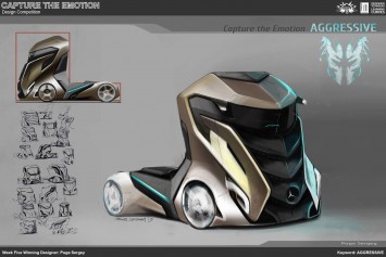 Aggressive Truck Concept Design Sketch by Puga Sergey