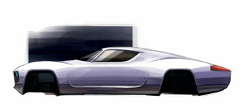 Alfa Romeo Berlina da Corsa Design Sketch