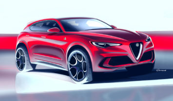 Alfa Romeo Stelvio Design Sketch