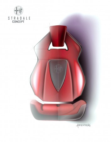 Alfa Romeo Stradale Concept Design Sketches