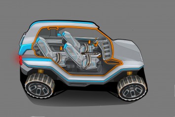 Alpine Utility Vehicle Concept - Design Sketch