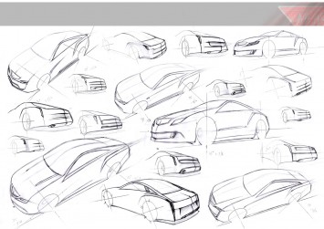 Alvis Centenary Concept Design Sketches