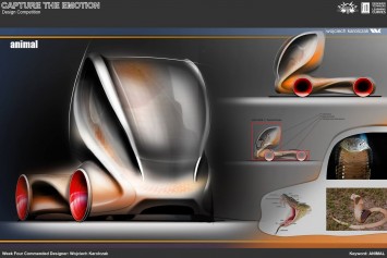 Animal Truck Concept Design Sketch by Wojciech Karolczak