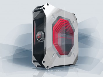 ASRock Gaming PC Concept by BMW DesignworksUSA - Design Sketch