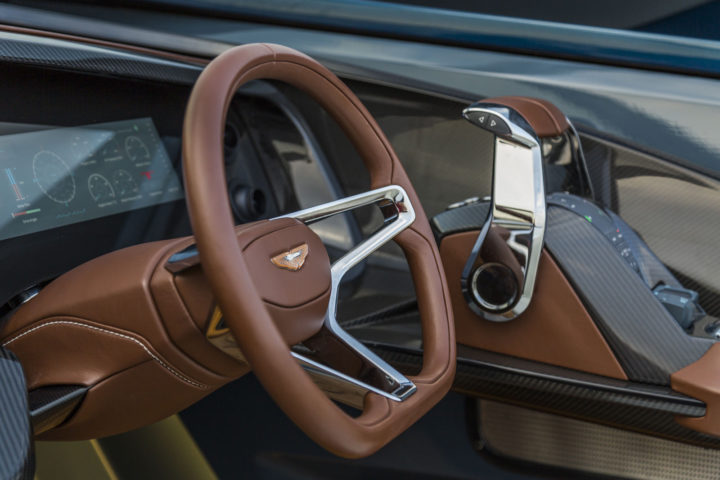 aston martin am37 powerboat interior